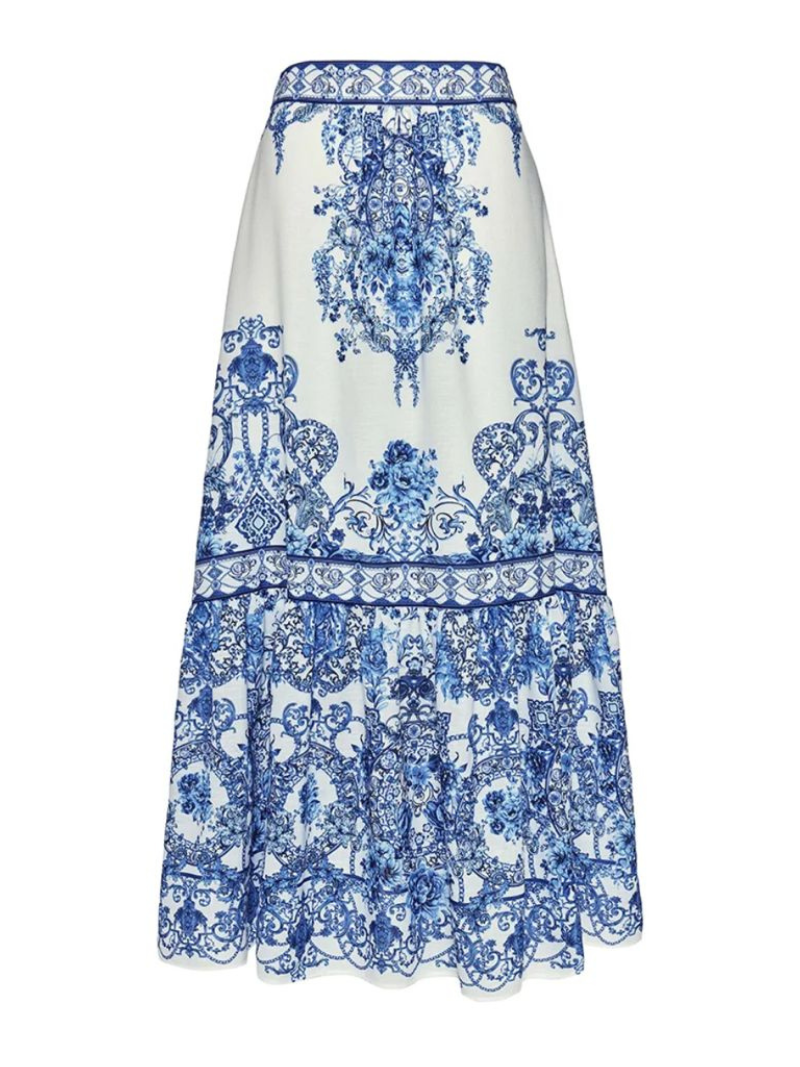 Blue and White Porcelain Swim