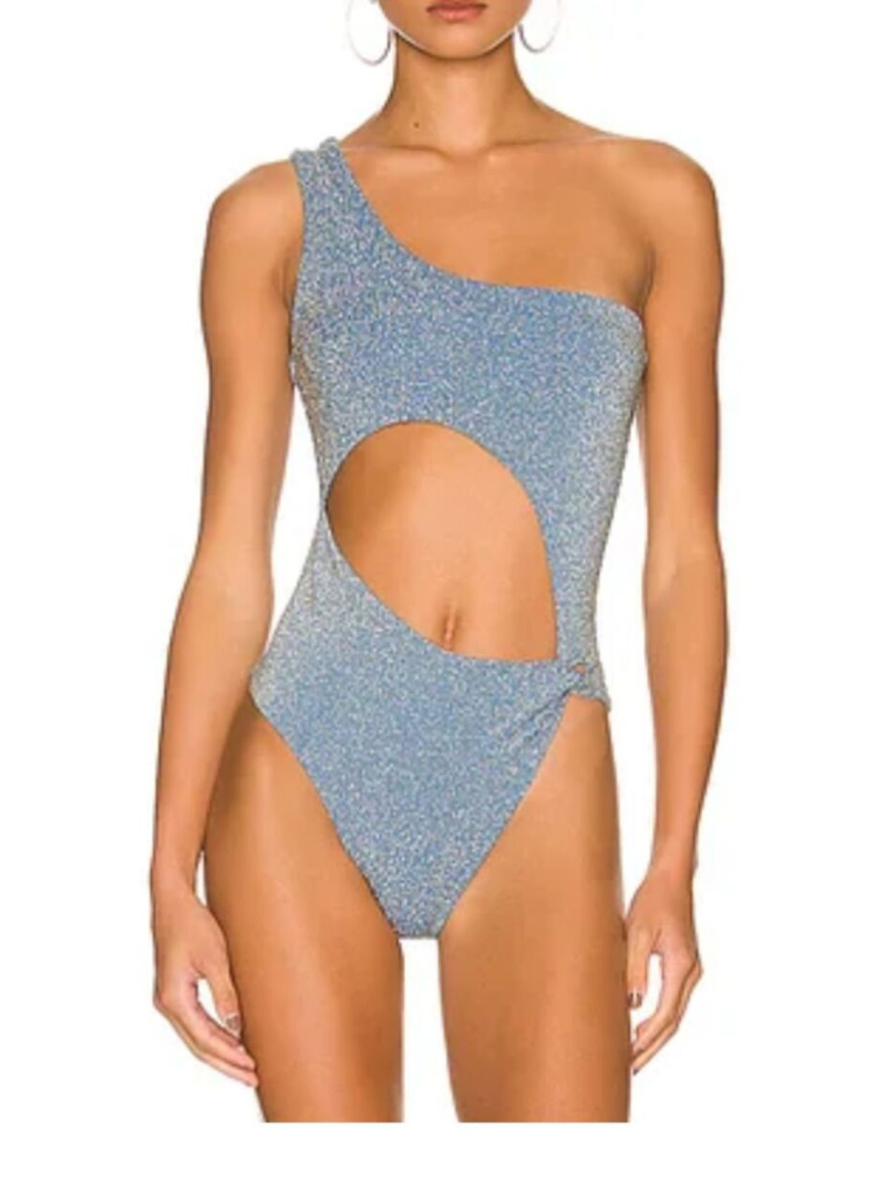 Pearl Shoulder Strap Cutout Shi