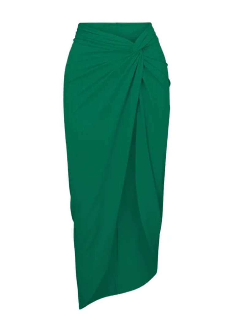 Vintage Green Belt Swimsuit