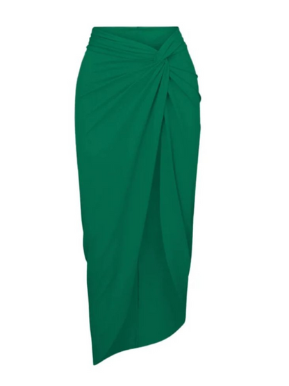 Vintage Green Belt Swimsuit