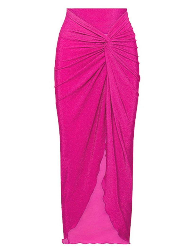 Long-sleeved Net Yarn Splici bikini dress