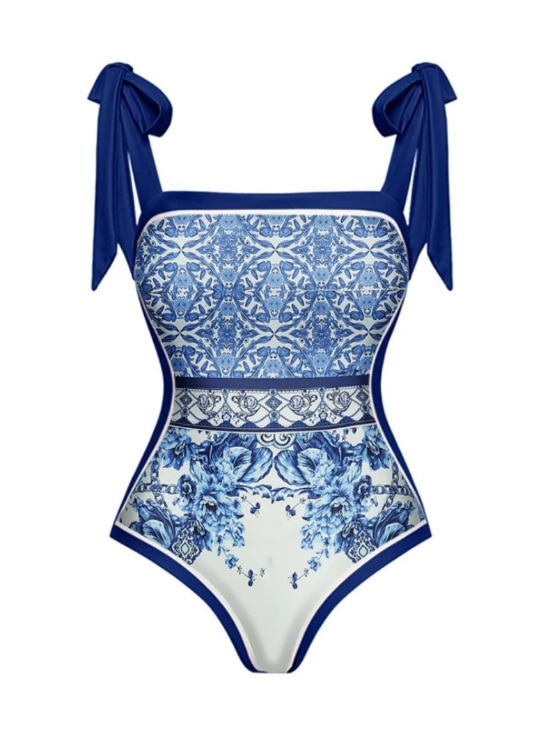 Blue and White Porcelain  Swim