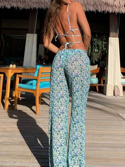 Flowers Printer Bikini