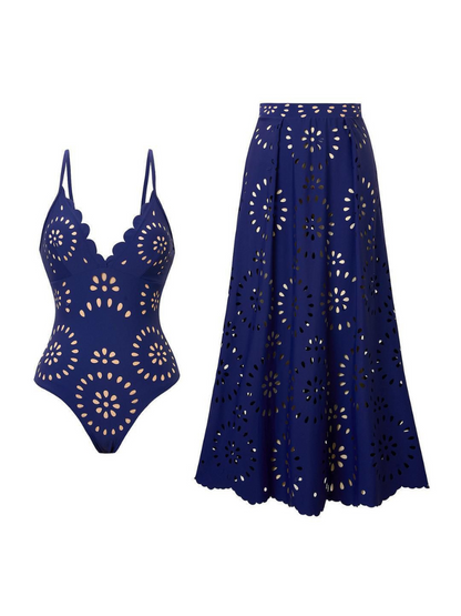 Black Laser Cutting Flower