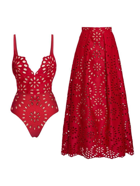 Black Laser Cutting Flower