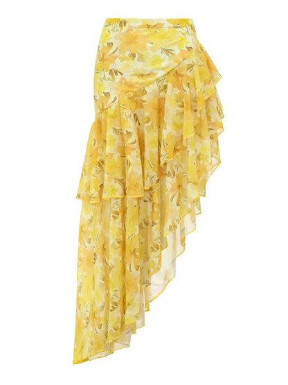 Floral Ruffle Bikini Set