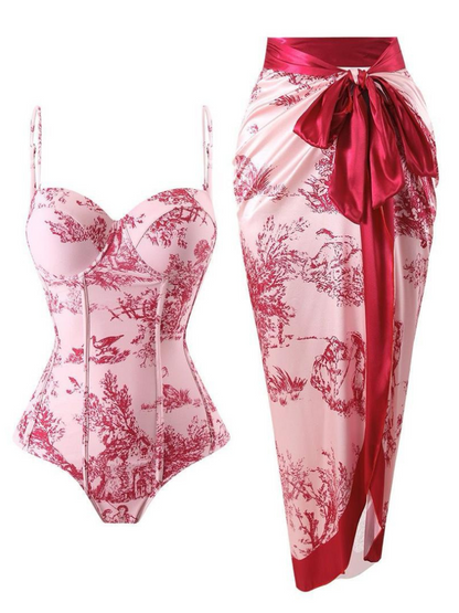 swimsuit with sarong