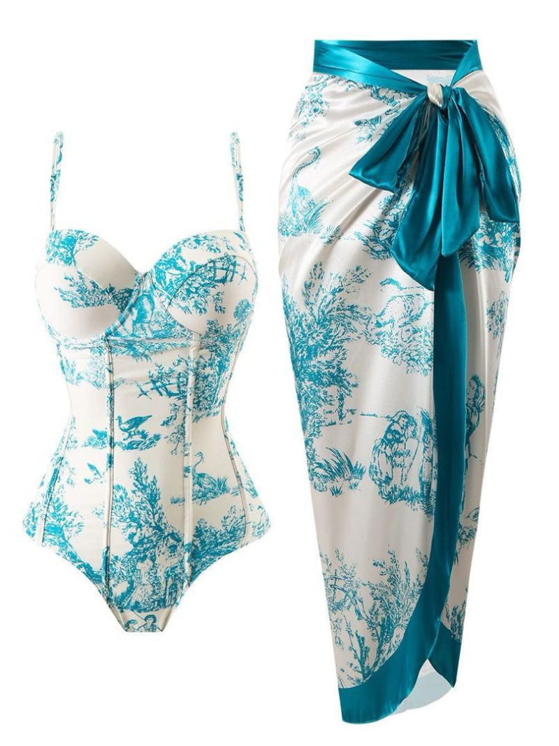 swimsuit with sarong