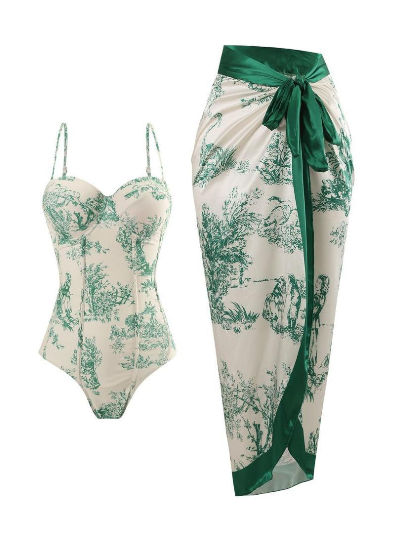 swimsuit with sarong